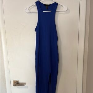 Blue tank dress
